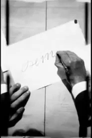 Demenÿ writing his name movie poster