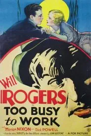 Poster do filme Too Busy to Work