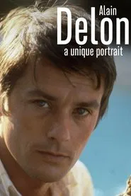 Alain Delon, a unique portrait movie poster