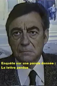 Enquête sur une parole donnée : La lettre perdue movie poster