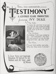 Testimony movie poster