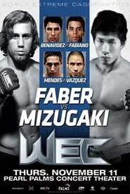 WEC 52: Faber vs. Mizugaki movie poster