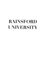 Poster do filme Rainsford University