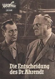 Die Entscheidung des Dr. Ahrendt movie poster