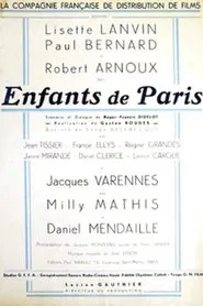 Enfants de Paris movie poster
