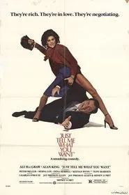Poster do filme Just Tell Me What You Want