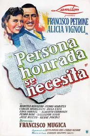 Poster do filme Persona honrada se necesita