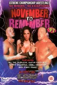 ECW November To Remember 1997 movie poster