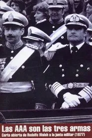 Las AAA son las tres armas: Carta abierta de Rodolfo Walsh a la junta militar movie poster