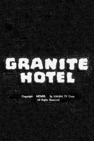 Granite Hotel movie poster