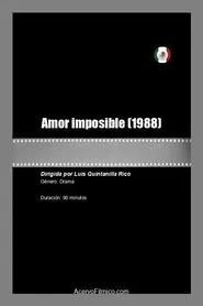 Amor imposible movie poster