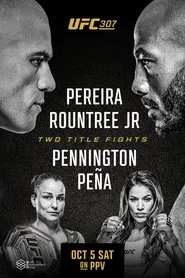 UFC 307: Pereira vs. Rountree Jr. movie poster