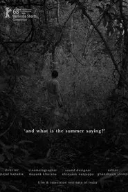 And What Is the Summer Saying movie poster