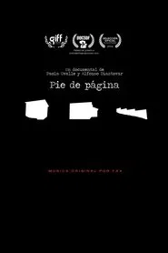Pie de página movie poster