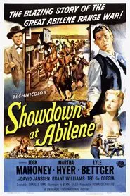 Showdown at Abilene movie poster