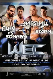 WEC 33: Marshall vs. Stann movie poster