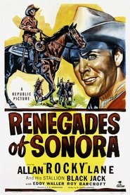 Renegades of Sonora movie poster