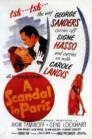 A Scandal in Paris movie poster