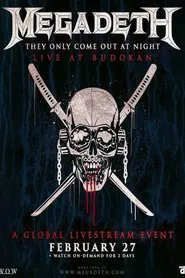 Megadeth - They Only Come Out At Night: Live At Budokan 2023 movie poster