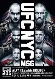 UFC 205: Alvarez vs. McGregor movie poster