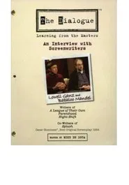 The Dialogue: An Interview with Screenwriters Lowell Ganz and Babaloo Mandel movie poster