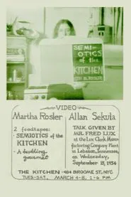 Semiotics of the Kitchen movie poster