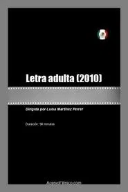 Letra adulta movie poster