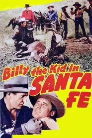 Billy the Kid in Santa Fe movie poster