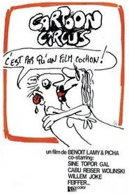 Cartoon circus movie poster