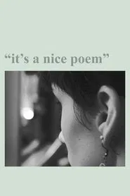 Poster do filme "it's a nice poem"