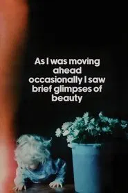 As I Was Moving Ahead, Occasionally I Saw Brief Glimpses of Beauty movie poster