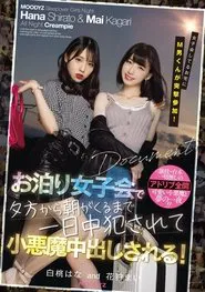 Submissive Man Suddenly Shows Up At A Sleepover And Gets Teased By And Cums Inside Two Devilishly Cute Girls From Sundown To Sunup! Starring Hana Shirato and Mai Kagari movie poster