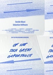 Of Not Such Great Importance movie poster