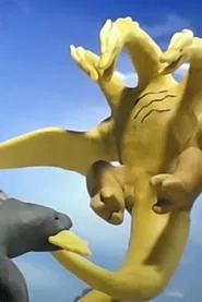 Godzilla vs King Ghidorah | Kaiju Claymation Fight movie poster