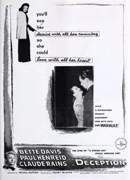 Deception movie poster