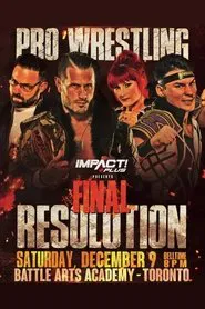 Poster do filme IMPACT Wrestling: Final Resolution 2023