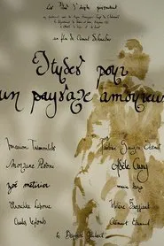 Poster do filme Etudes pour un paysage amoureux