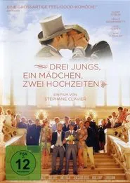 Poster do filme 3 garçons, 1 fille, 2 mariages