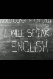 I Will Speak English movie poster