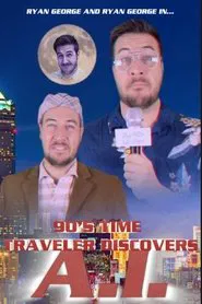 90s Time Traveler Discovers AI movie poster