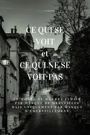Ce qui se voit et ce qui ne se voit pas movie poster