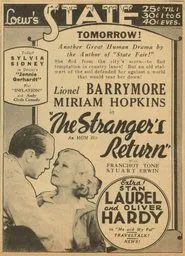 The Stranger's Return movie poster