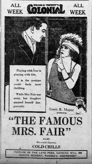 The Famous Mrs. Fair movie poster