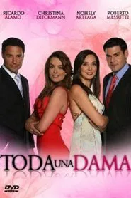 Toda una dama tv show poster