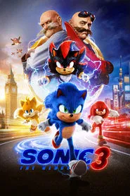 Sonic the Hedgehog 3 movie poster