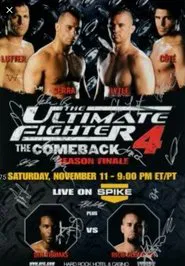 The Ultimate Fighter 4 Finale movie poster