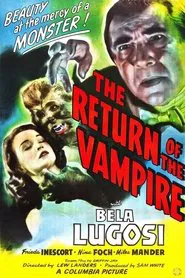 The Return of the Vampire movie poster