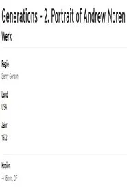 Poster do filme Group VII: Portrait of Diana/Portrait of Andrew Noren