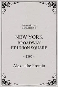 New York: Broadway at Union Square movie poster