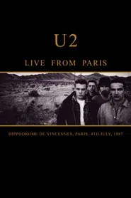U2 Live from Paris movie poster